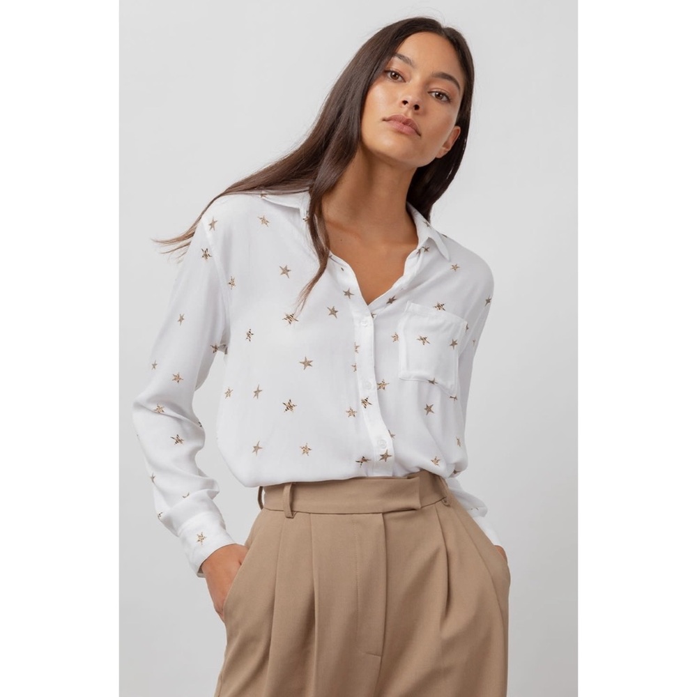 Rails NWT Rocsi Button Down Blouse - White - Small